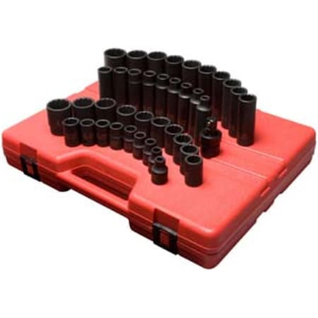 Gourmetgalley 1/2 Drive 12 Point Metric Master Impact Socket GO3480130